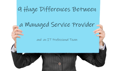 9 Huge Differences Between Phoenix Managed Services Provider and an IT Professional Team?