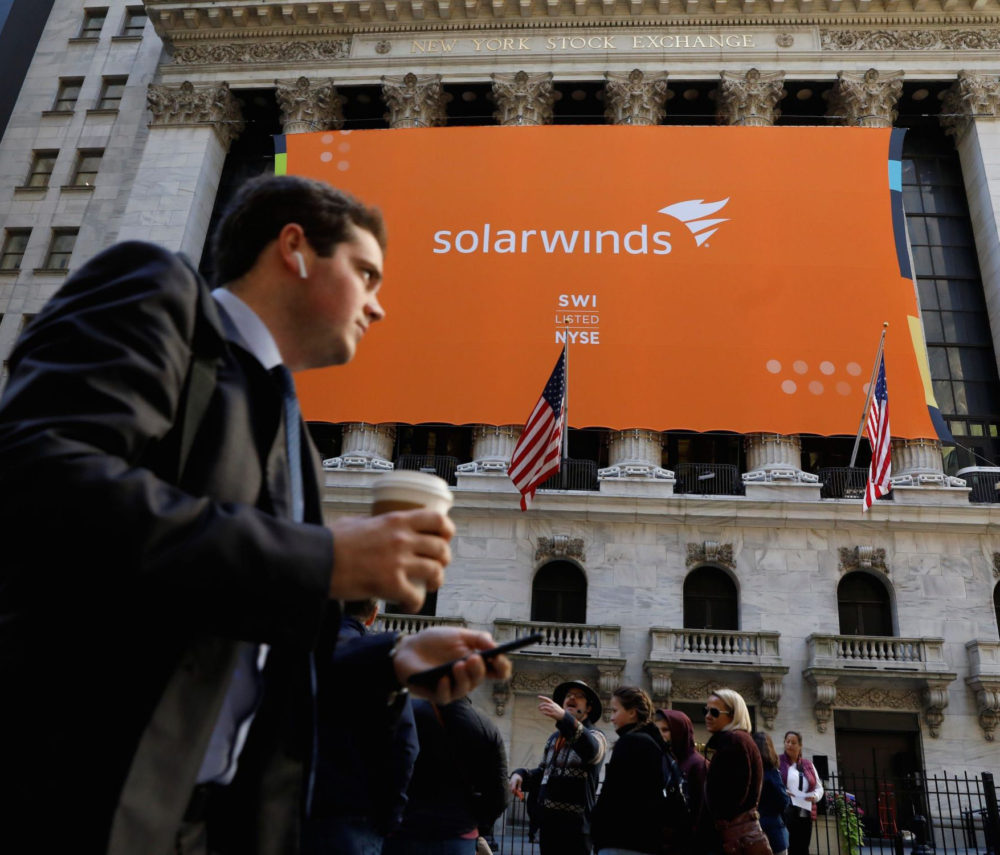 Which govenment agencies did the SolarWinds hack affect? 