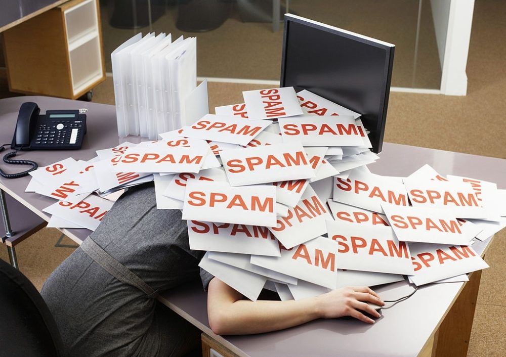 Don't get bogged down by spam emails.