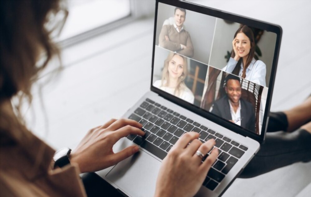 3cx, Zoom, Teams, and even Skype meetings are a good way to keep track of employees and to make sure they are doing ok. 