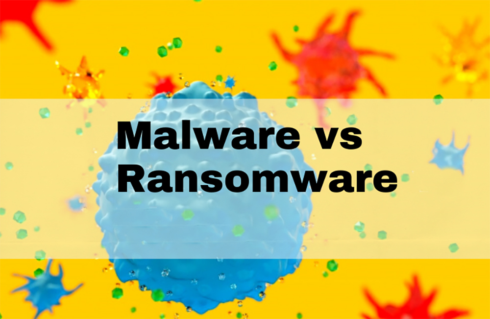 What's the difference between ransomware vs. malware?