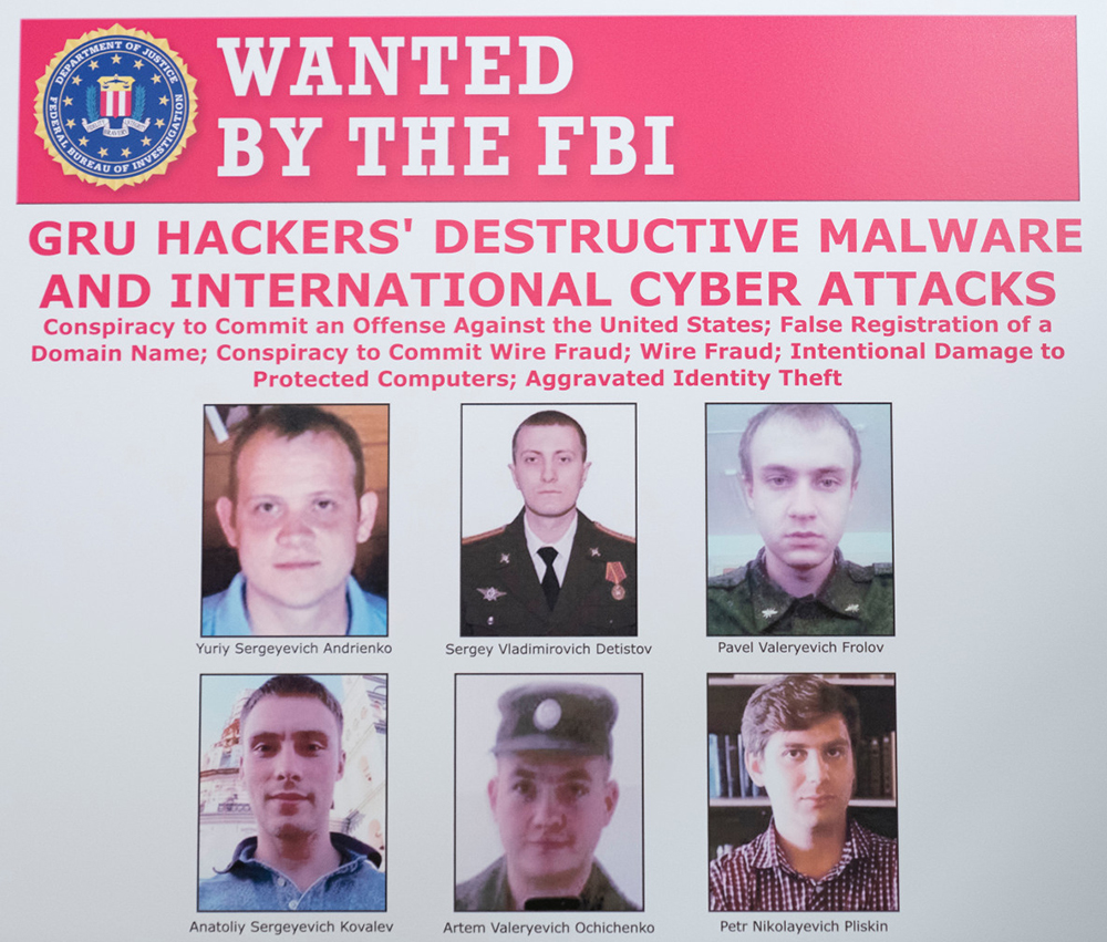 Russian Solarwinds Hackers wanted poster