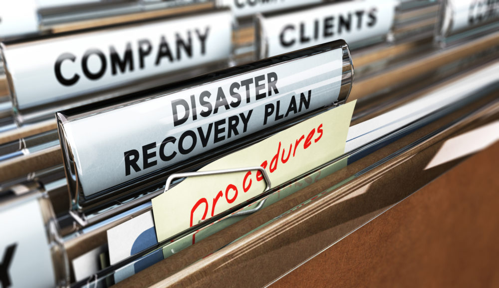 Disaster recovery plan file cabinet