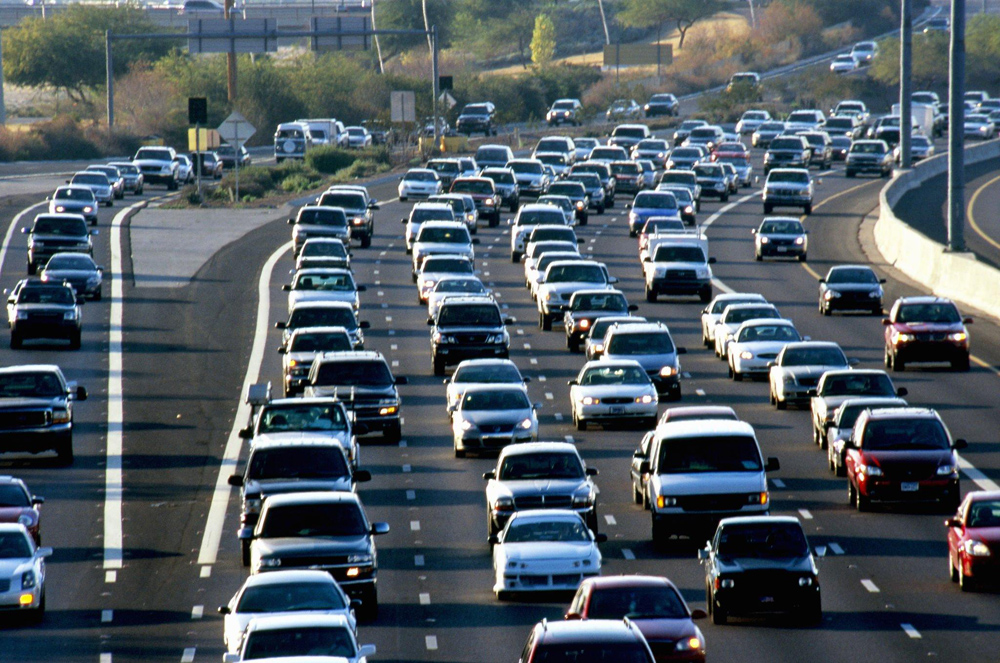 Traffic jam on the 202 freeway is like newtwork congestion 