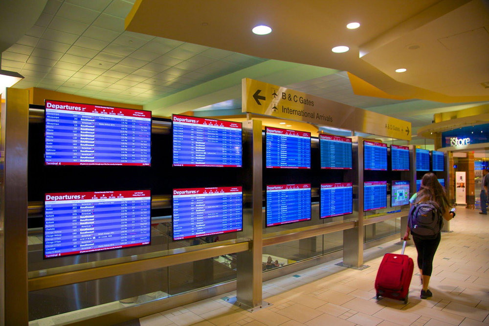 Sky Harbor customized digital signage 