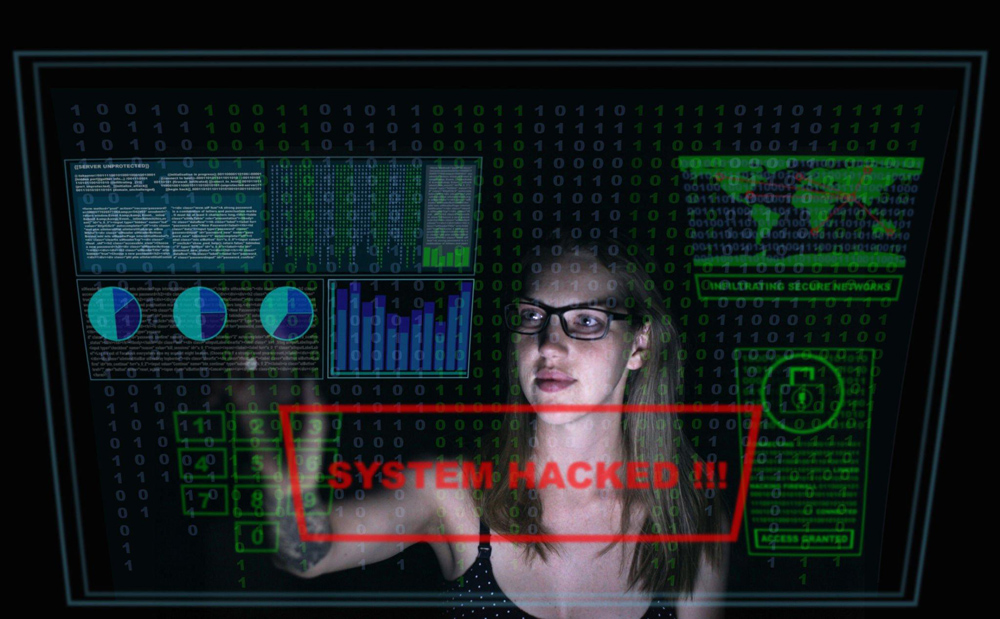 Woman hacker has hacked into the network